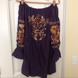 Free People Fleur Du Jour Shift Dress